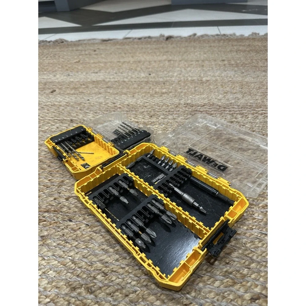 DeWalt Drill Bit ToughCase 2-pack Used Tough Case for Tough Jobs Black/Yellow